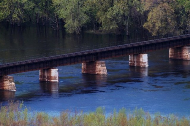 Railroad Tracks River